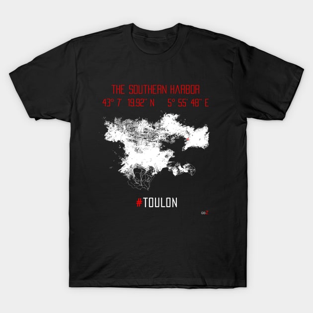 Toulon city Around the bay T-Shirt by udezigns